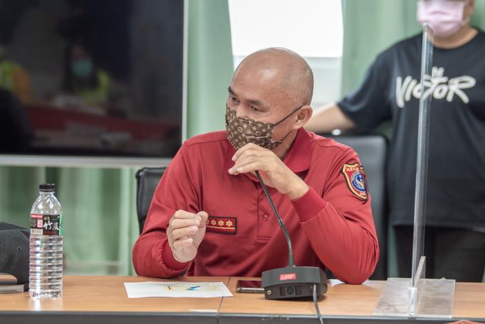 消防單位說明救災情形