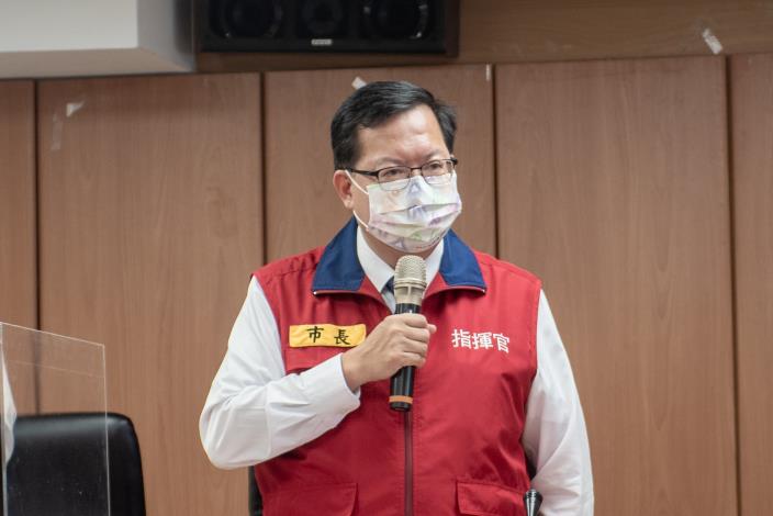 市長會議中指示各單位持續保持高度警戒，並提醒用路人注意安全