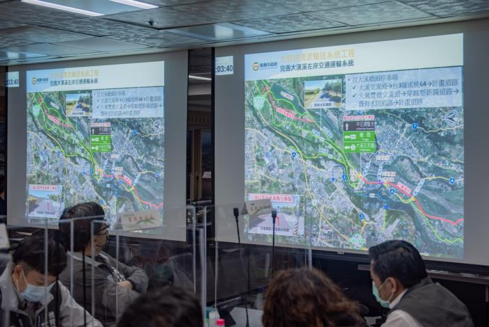 大嵙崁清淤輸送系統工程完成後，將接續推動第二階段由武嶺橋延伸至大鶯豐德交流道的銜接路廊，提升大溪及三坑地區的交通便利性