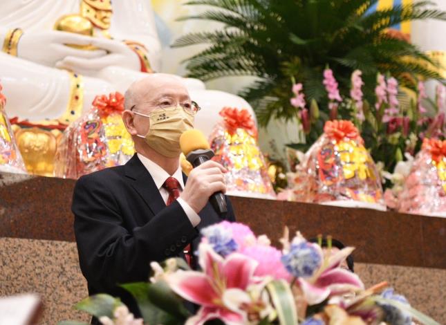 全國宗教聯合發展基金會董事長朱武獻致詞