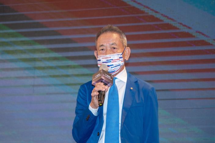 桃園市體育總會名譽理事長葉政彥致詞