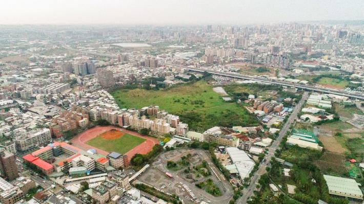 八德區大勇市地重劃區空拍圖