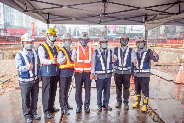 鄭市長及交通部長視察「桃園捷運綠線及鐵路地下化工程」