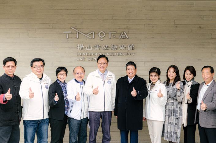 張市長歡迎楊縣長造訪桃園