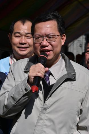 鄭市長：編列發展大園商圈預算　盼機場捷運為大園帶來發展與便利