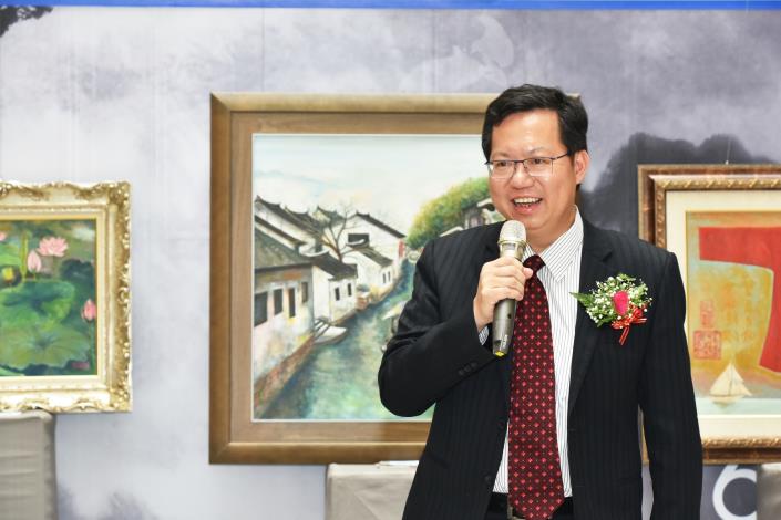 扶輪社藝術創作聯展義賣 鄭市長：展現藝術創作及關懷社會的力量