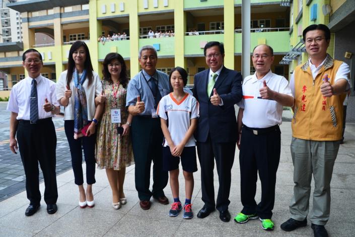 會勘經國國中多功能活動中心 鄭市長：新建經國國中活動中心，預計明年8月完工|