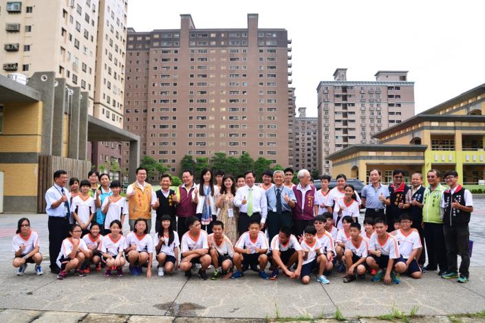 會勘經國國中多功能活動中心 鄭市長：新建經國國中活動中心，預計明年8月完工|