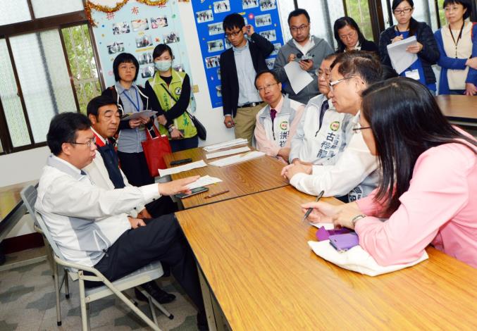 會勘楊梅高山社區活動中心  鄭市長：高山社區活動中心經老屋健檢後進行修繕，確保市民使用安全