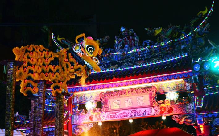 桃園區慶讚中元放水燈 鄭市長：台灣敦厚傳統，祈求國泰民安、風調雨順