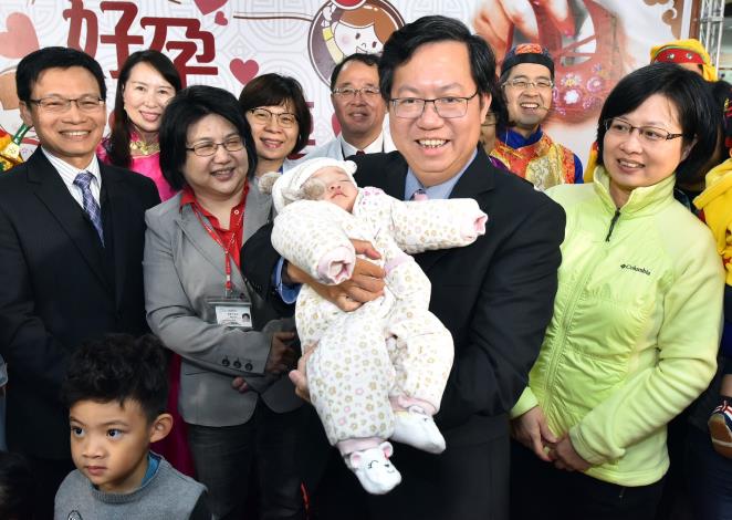 好孕連連—桃園市中醫助孕養胎調理計畫 鄭市長：提供懷孕前後中醫調理補助，幫助年輕家庭圓夢