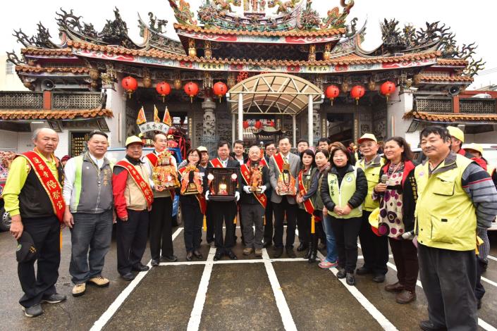 蓮華寺「觀世音菩薩佛誕遶境祈福」 鄭市長：祈求保佑桃園平安進步