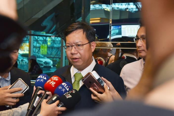 視察桃園國際機場第二航廈 鄭市長：提升防洪水準，整體改善桃園國際機場排水計畫