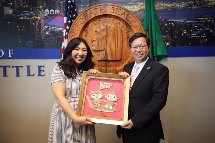 拜會西雅圖市政府 鄭市長：分享城市治理經驗，擴大城市交流