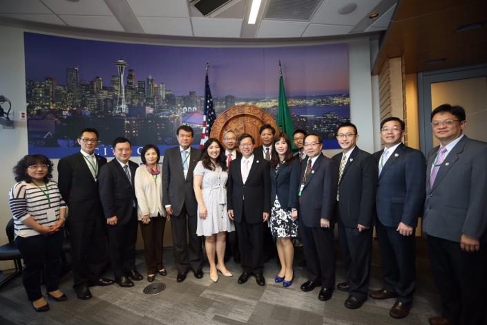 拜會西雅圖市政府 鄭市長：分享城市治理經驗，擴大城市交流