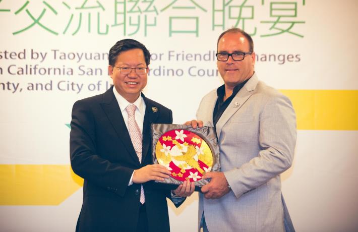 2017桃園市加州友好交流聯合晚宴 鄭市長：歡迎大家到台灣，認識台灣的門戶