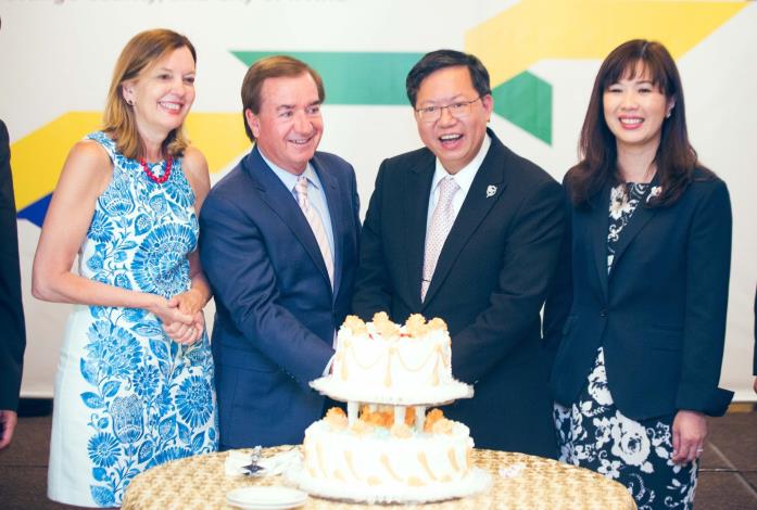 2017桃園市加州友好交流聯合晚宴 鄭市長：歡迎大家到台灣，認識台灣的門戶