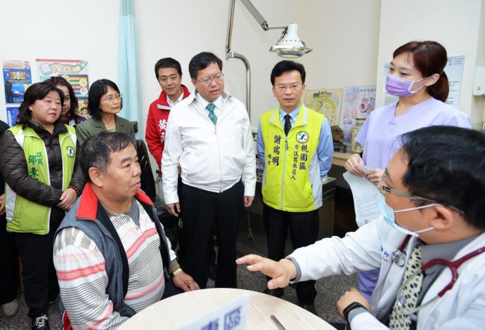 訪視老人新型肺炎鏈球菌結合型疫苗接種情形 鄭市長：新型肺炎鏈球菌結合型疫苗有效提高免疫力，請市民多多接種|