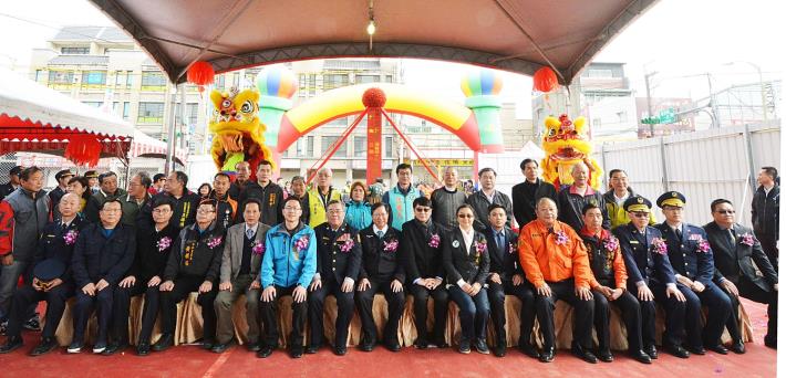 交通警察大隊大溪分隊辦公廳舍奠基動土 鄭市長：108年4月完工，呈現親民形象