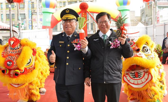 交通警察大隊大溪分隊辦公廳舍奠基動土 鄭市長：108年4月完工，呈現親民形象