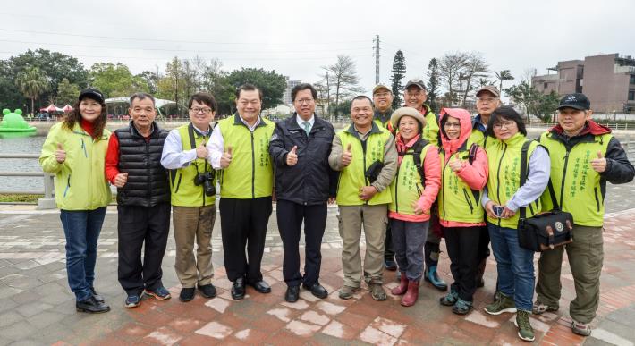 社子埤塘生態公園啟用 鄭市長：提供休閒、景觀、活動舉辦空間