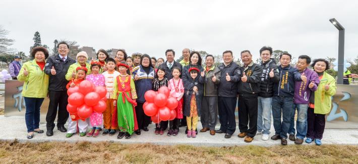 社子埤塘生態公園啟用 鄭市長：提供休閒、景觀、活動舉辦空間