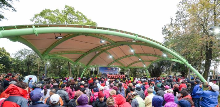 社子埤塘生態公園啟用 鄭市長：提供休閒、景觀、活動舉辦空間