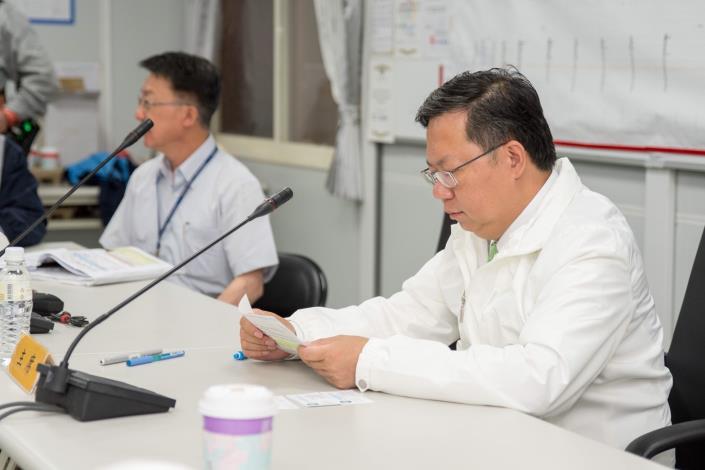 視察機場捷運A21環北站及A22老街溪站 鄭市長：A23中壢車站預定107年開工，A22老街溪站將於4年內提早通車