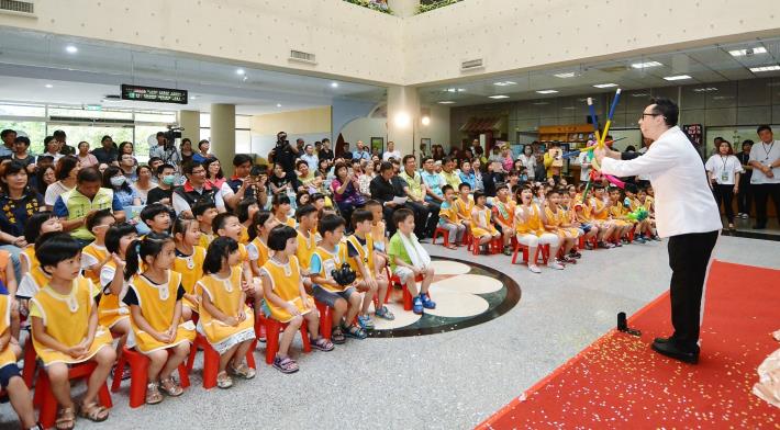 2018桃園兒童活力閱讀一夏啟動記者會 鄭市長：透過豐富多元的系列活動，培養孩子良好的閱讀習慣
