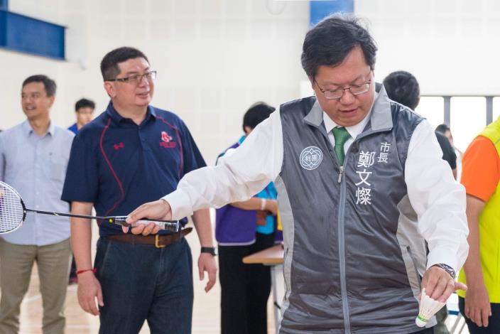 市長體驗羽球活動