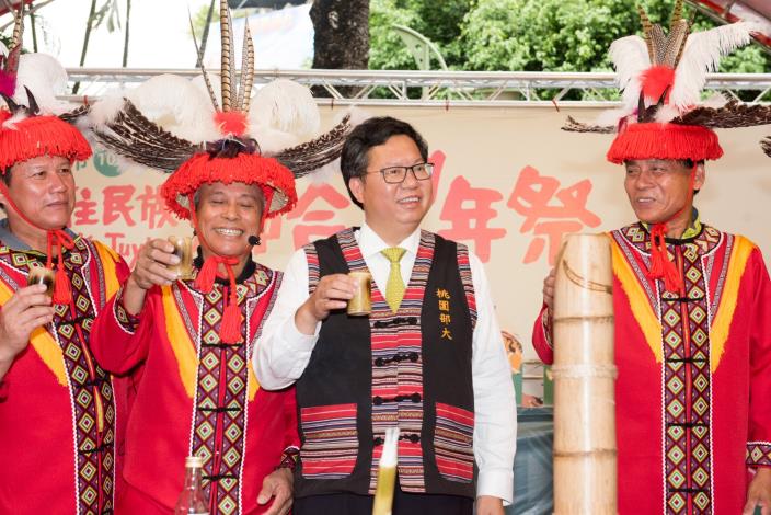 鄭市長參與祈福儀式