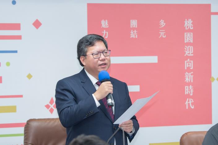 市長致詞表示，將規劃設置南區新住民培力中心，提供新住民朋友更多創業協助