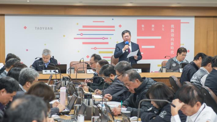 市長致詞表示，鼓勵各局處積極提案，參與智慧城鄉生活應用補助計畫