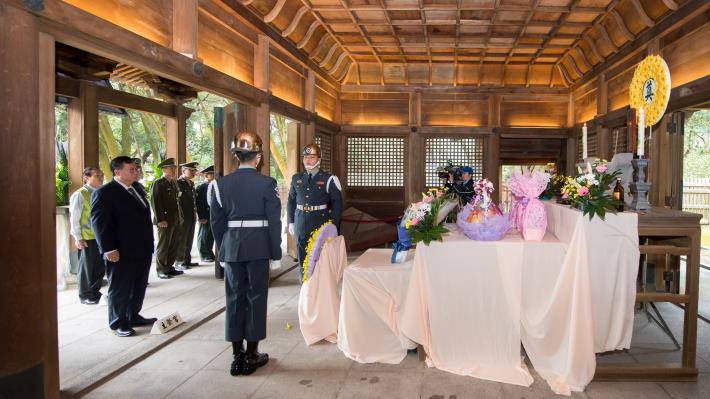 「桃園市108年春祭致祭革命先烈典禮」會場莊嚴肅穆