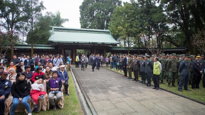 市長及其各界代表共同參加「桃園市108年春祭致祭革命先烈典禮」