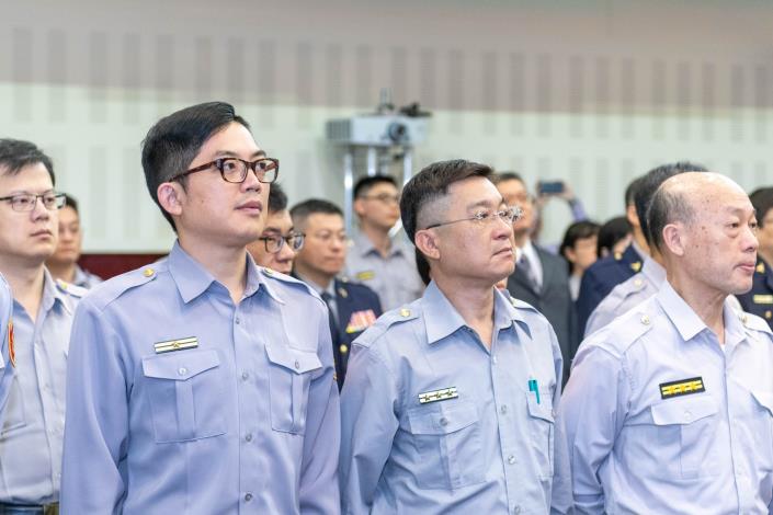 警察同仁出席交接典禮