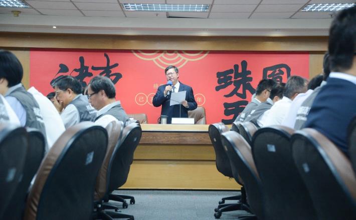 市長致詞表示，積極發展二階段捷運計畫，打造綿密的捷運路網