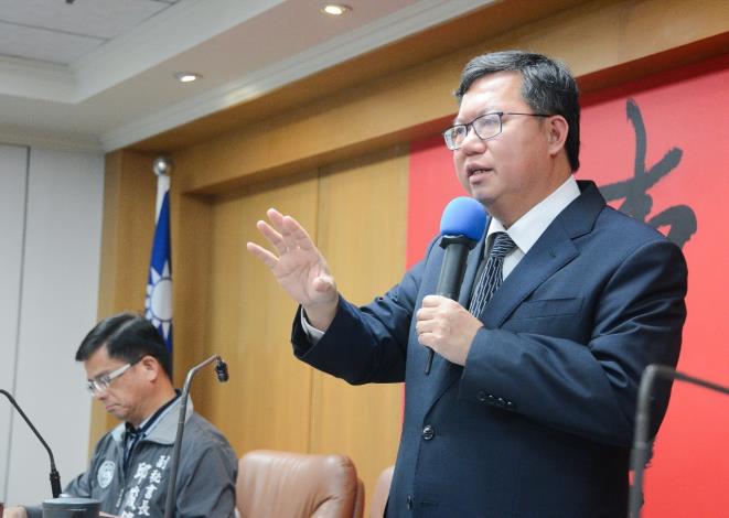 市長指示各單位應落實迅速通報、預防、減災工作，打造韌性城市