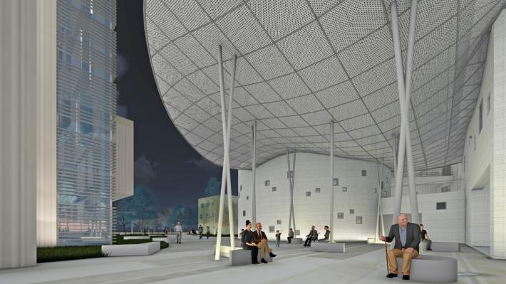 新建工程處「北景雲計畫統包工程」獲得最佳規劃設計類卓越獎，並代表所有獲獎機關上台發表得獎感言