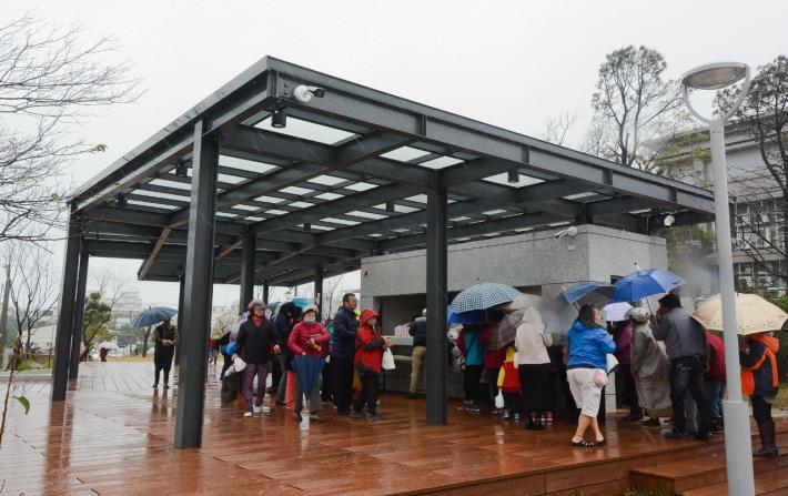 里民鄉親冒雨出席高平市民活動中心啟用典禮