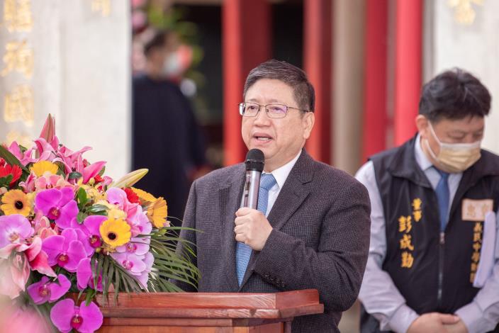 新竹縣長楊文科致詞