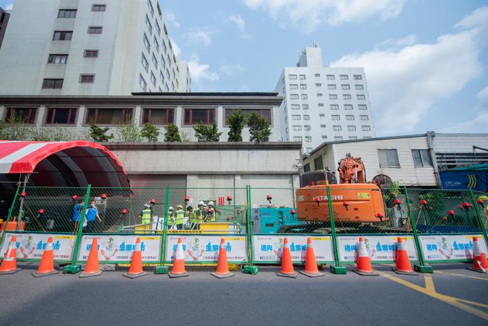 「桃園市桃園區桃鶯路（樹仁三街至大智路）雨水下水道工程」現場照