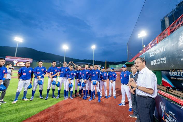 張市長預祝中華隊戰績全勝