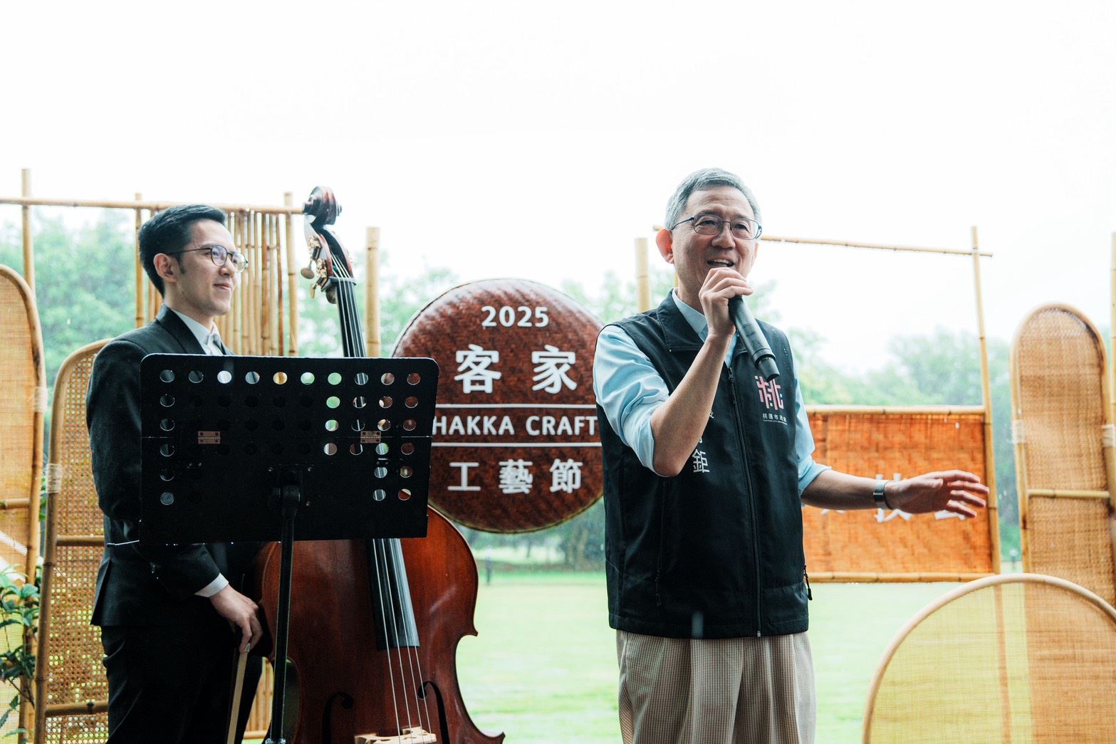 桃園市副市長王明鉅表示,希望透過客家工藝節活動,傳承客家文化與技藝。