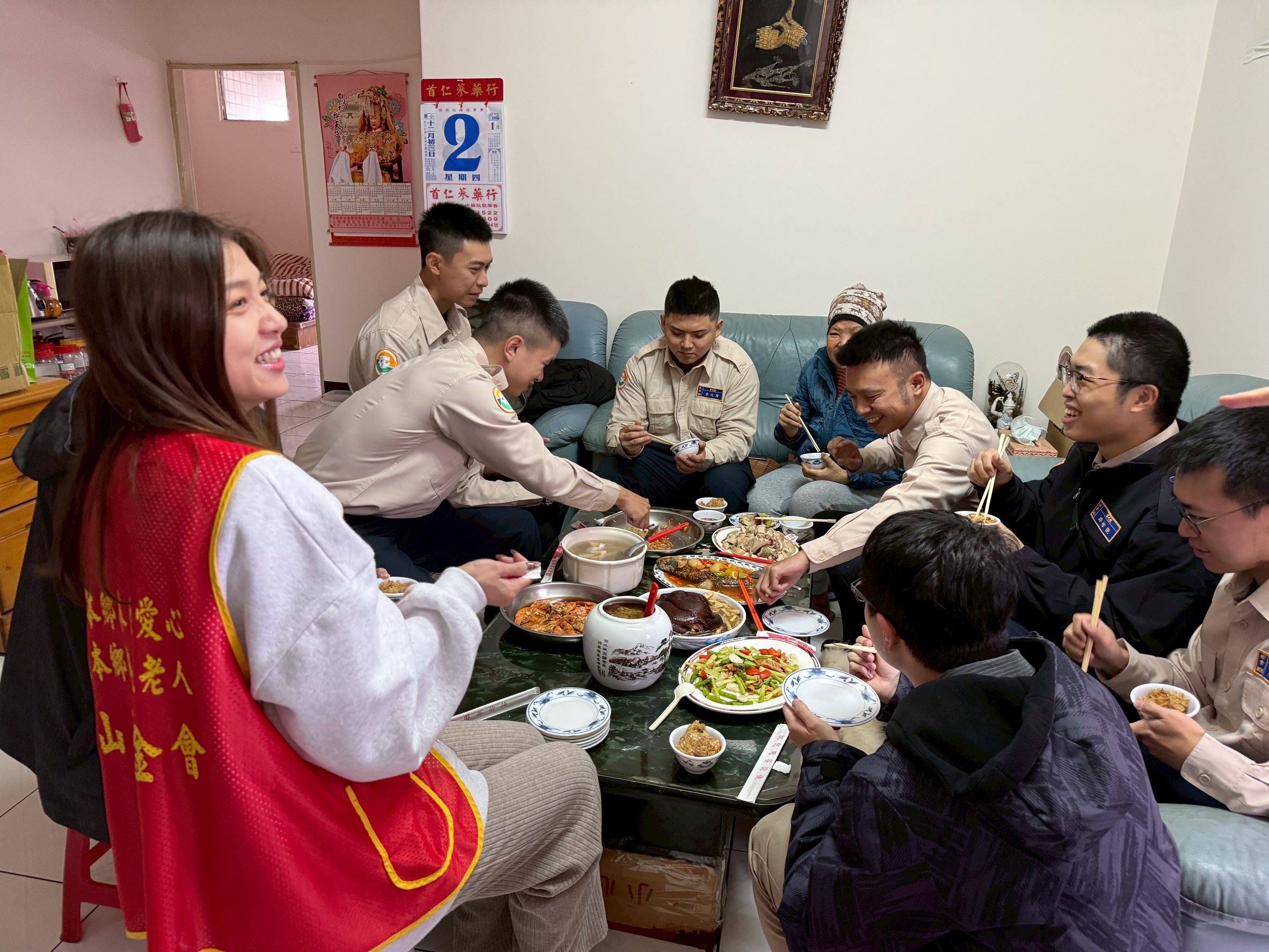 與獨居長者共餐