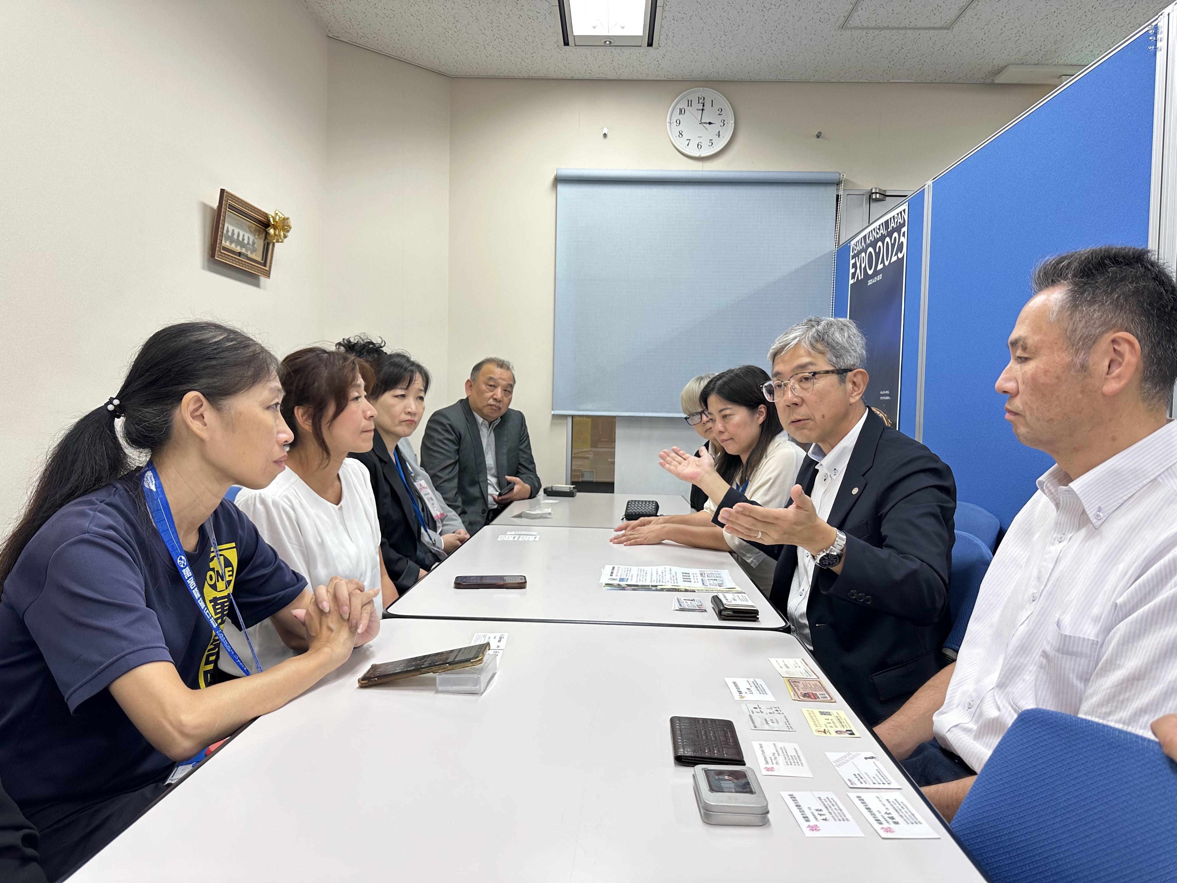 桃園市政府觀光旅遊局及桃園觀光業者拜會日本旅行業關西事務局，並與木村局長會談團體及修學旅遊市場發展方向。