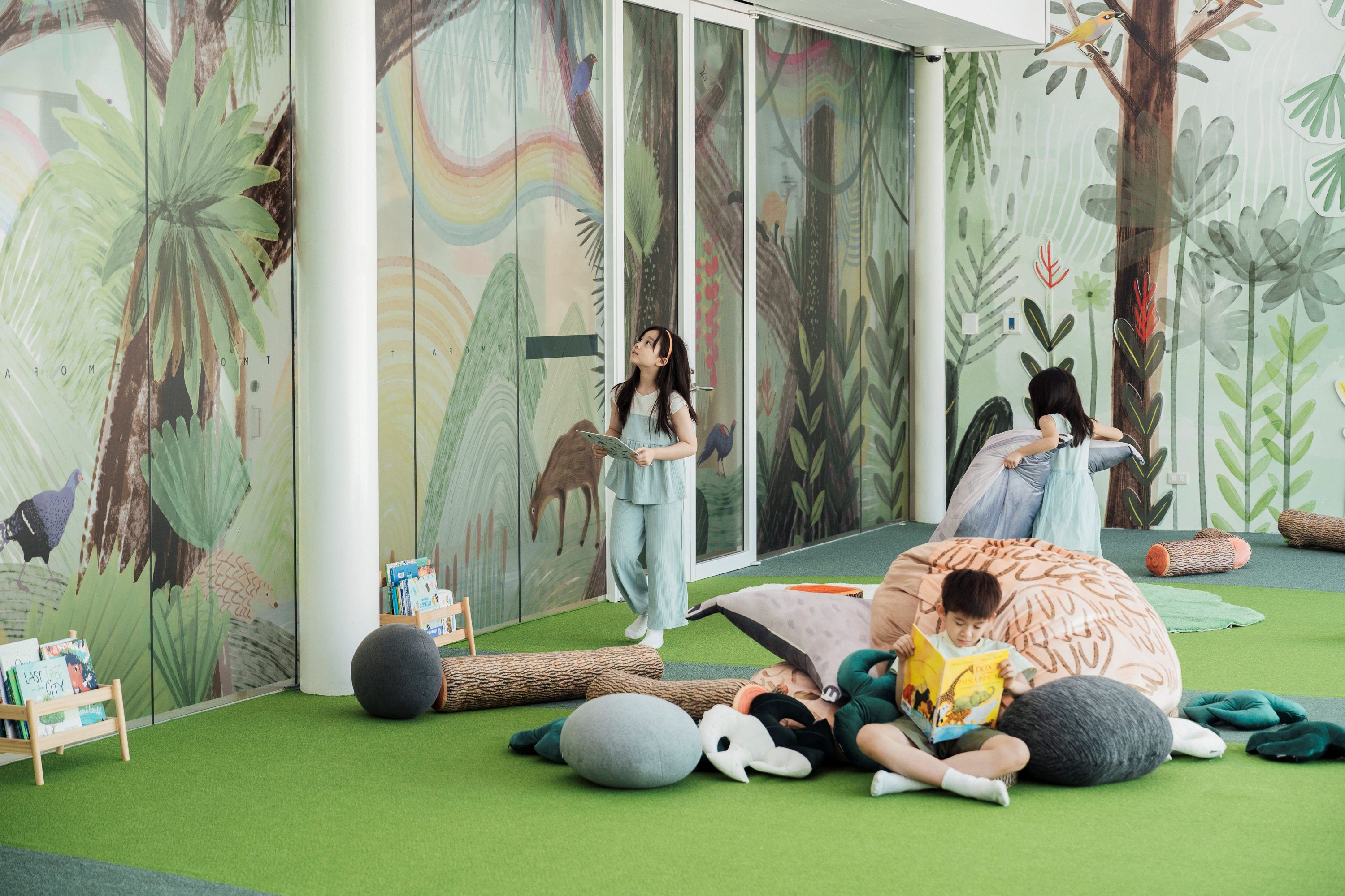 深受親子歡迎的展覽主題（攝影／透島影業，圖片提供／桃園市立美術館）