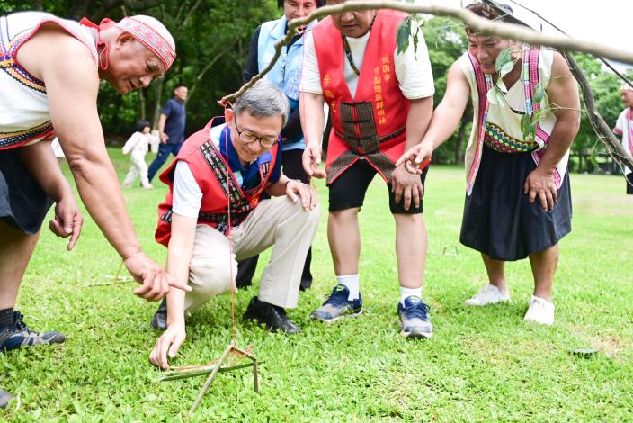 王副市長體驗原住民族歲時祭儀活動
