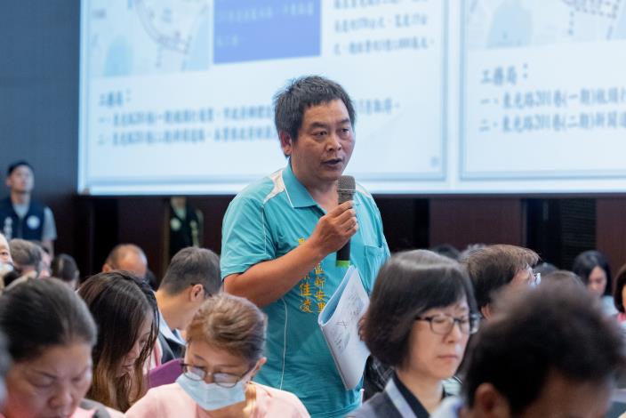 座談會由平鎮區里長提案進行討論
