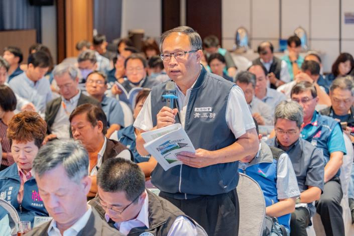 農業局黃主任秘書回應里長提議